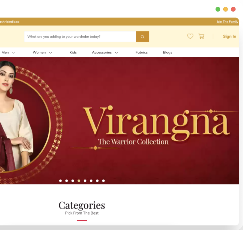 Web Development Mockup